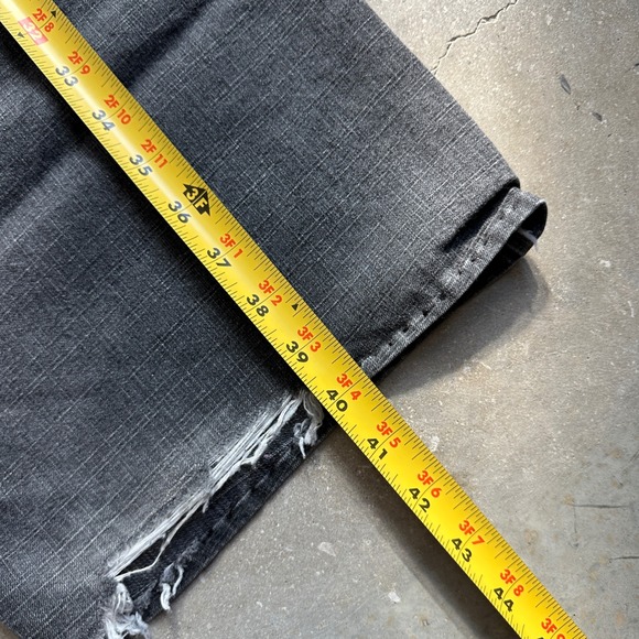 Vintage Grail Southpole Gold Tab Baggy Gray Jeans 38x30 - Picture 7 of 7